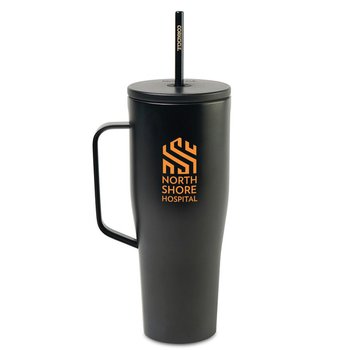 Corkcicle® XL Cold Cup 30 oz. With Handle - One-Color Personalization Available from Positive Promotions
