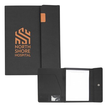100% rPet Paragon Padfolio - One-Color Personalization Available from Positive Promotions