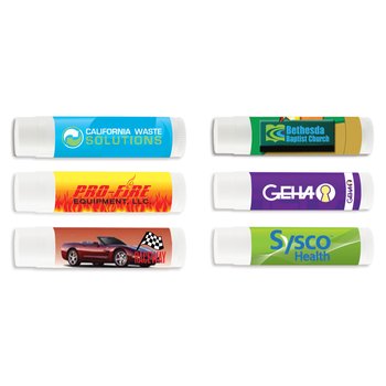 Lip Balm with SPF-30 Sunscreen - Full-Color Personalization Available from Positive Promotions