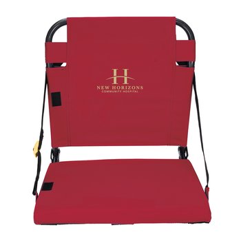 GCI Outdoor Bleacher Back Stadium Seat - Personalization Available from Positive Promotions