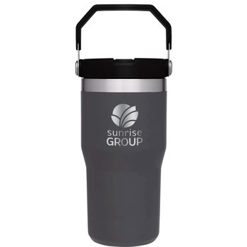 Stanley® The Iceflow Flip-Straw Tumbler - Laser-Engraved Personalization Available from Positive Promotions