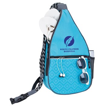 Adjustable Rope Strap Sling Pack - One-Color Personalization Available from Positive Promotions