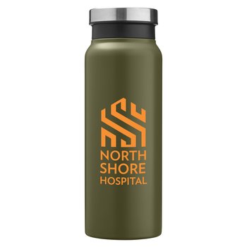 Work Stainless-Steel Insulated Bottle 20 oz. - One-Color Personalization Available from Positive Promotions