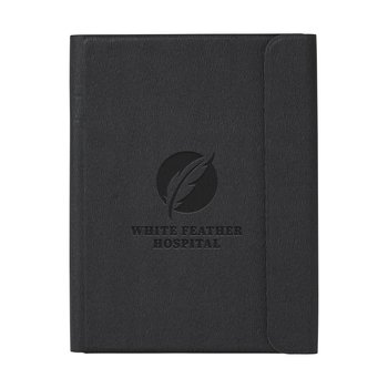 Folding Work Station Whiteboard Padfolio - Debossed Personalization Available from Positive Promotions
