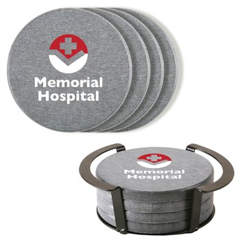 Relic Diatomite Coasters - Set of 4 - Full-Color Personalization Available from Positive Promotions