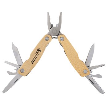 Bamboo 11-in-1 Multi-Tool - Personalization Available from Positive Promotions
