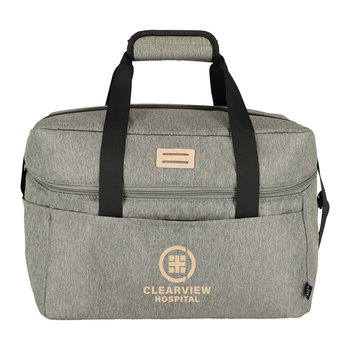 The Goods Recycled 12-Can Cooler Bag - Personalization Available from Positive Promotions