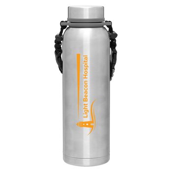 h2go® Pine Stainless-Steel Thermal Bottle 32 oz. - Personalization Available from Positive Promotions