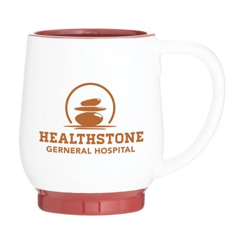 Lark Stackable Ceramic Mug 12 oz. - One-Color Personalization Available from Positive Promotions
