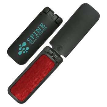 Folding Compact Lint Brush - One-Color Personalization Available from Positive Promotions