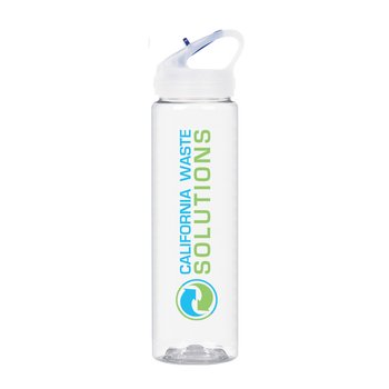 Wraparound PET Water Bottle 25-Oz. - Full-Color Personalization Available from Positive Promotions