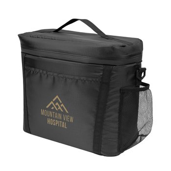 Rylee Recycled rPET 15-Can Cooler Bag - Personalization Available from Positive Promotions