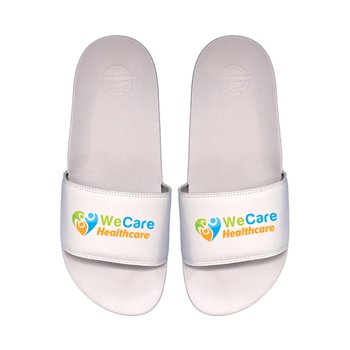 iSlide Motto Slip-On Slide Sandals - Full-Color Personalization Available from Positive Promotions