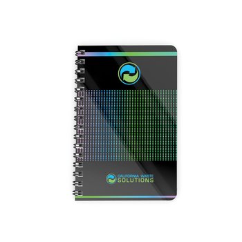 Powerstick Soft Spiral Notebook - Full-Color Personalization Available from Positive Promotions