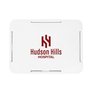 Flavor-Lock Bento Box Food Container - One-Color Personalization Available from Positive Promotions