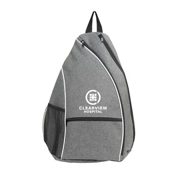 Pickleball Carry-Along Backpack - One-Color Personalization Available from Positive Promotions