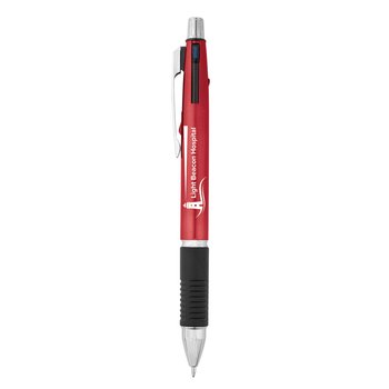 4-in-1 Pen & Pencil - One-Color Personalization Available from Positive Promotions