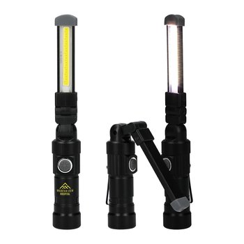 Recycled Mini Work Flashlight 120 Lumens - One-Color Personalization Available from Positive Promotions