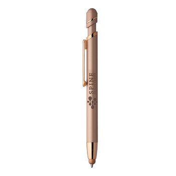 Luna Metallic Metal Stylus Pen - Laser-Engraved Personalization Available from Positive Promotions