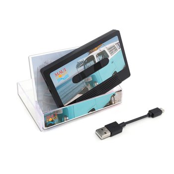 Cassette Wireless Speaker - Full-Color Personalization Available from Positive Promotions