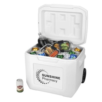 Coleman® 60-qt. Wheeled Hard Cooler - One-Color Personalization Available from Positive Promotions