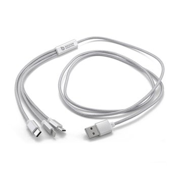 Type-C, Micro-USB, & Lightning 3-in-1 Charging Cable 48