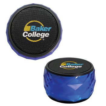 Mini Black Diamond Bluetooth® Wireless Speaker - Full-Color Personalization Available from Positive Promotions