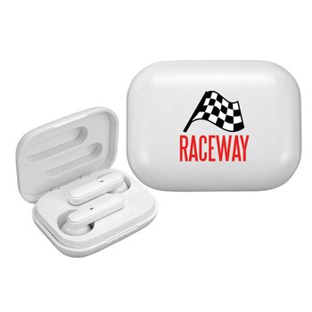 Everyday True Wireless Earbuds - Full-Color Personalization Available from Positive Promotions