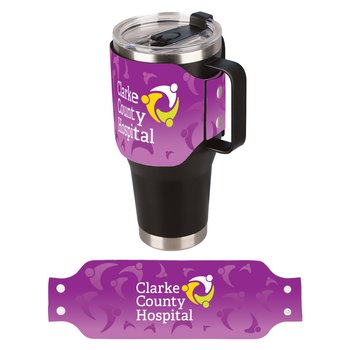 Cooler Sleeve for 40-oz. Tumblers - Full-Color Personalization Available from Positive Promotions