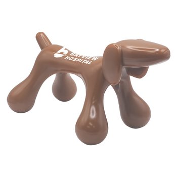 Dog-Shaped Mini Massager - One-Color Personalization Available from Positive Promotions