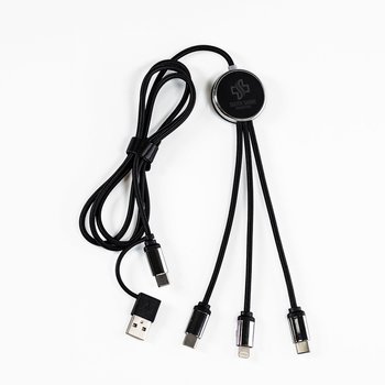 Light-Up 3-in-1 Charging Cable With Dual Type-C & Lightning Connector 45