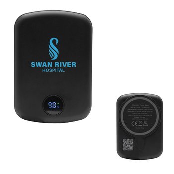 Maxx Mag Wireless Power Bank 5,000 mAh 15W - One-Color Personalization Available from Positive Promotions