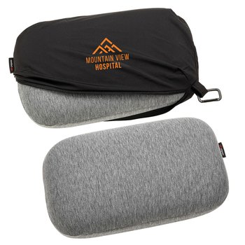 Personal Travel Memory Foam Support Pillow - One-Color Personalization Available from Positive Promotions