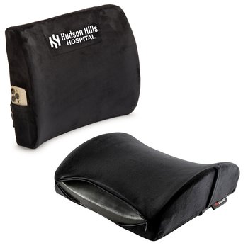 Comfort Logic® Lumbar Support Foam Wedge Pillow - One-Color Personalization Available from Positive Promotions