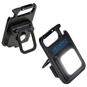 Multi-Function Pocket Key COB Light - One-Color Personalization Available from Positive Promotions