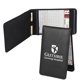 Golf Scorecard Holder - One-Color Personalization Available from Positive Promotions