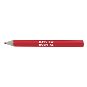 Hexagon Golf Pencil - Foil-Stamped Personalization Available from Positive Promotions
