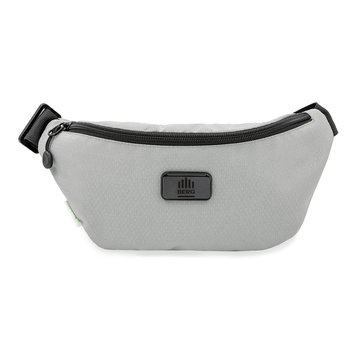 Recycled Slate Crossbody Belt Bag - Debossed Personalization Available from Positive Promotions