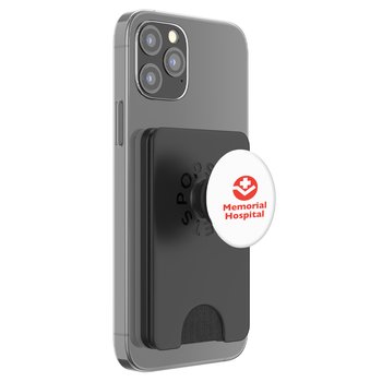 PopSockets® MagSafe PopWallet+ Phone Stand - One-Color Personalization Available from Positive Promotions