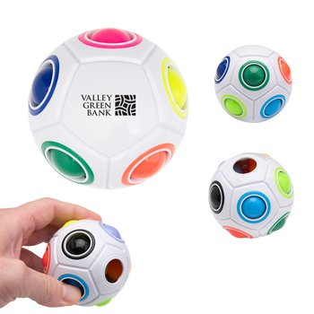 Fidget Stress Pop Ball Game - One-Color Personalization Available from Positive Promotions