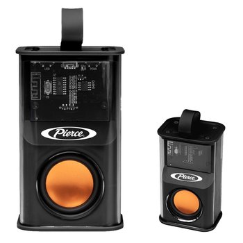 Clear Wireless Speaker With LED Lights 5W - One-Color Personalization Available from Positive Promotions