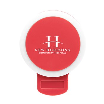 On-the-Go Adjustable Ring Light - One-Color Personalization Available from Positive Promotions