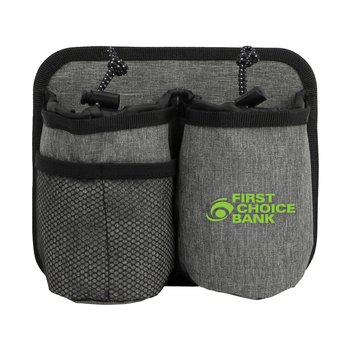 Recycled Travel Luggage Cup Holder - One-Color Personalization Available from Positive Promotions