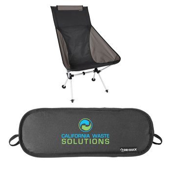 Dri Duck Recycled Compact Outdoor Chair 260 lbs. - Full-Color Personalization Available from Positive Promotions
