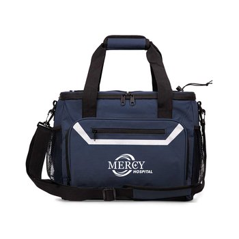 Luca Waterproof 40-Can Cooler Bag With Dual Handles - One-Color Personalization Available from Positive Promotions