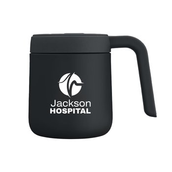 Tatum Insulated Stainless-Steel Mug 12 oz. - One-Color Personalization Available from Positive Promotions