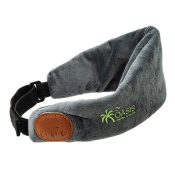 Eye Mask With Built-In Wireless Headset - One-Color Personalization Available from Positive Promotions