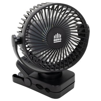 3-in-1 Clip Fan, Power Bank, & Light With Remote 5,400 mAh - One-Color Personalization Available from Positive Promotions