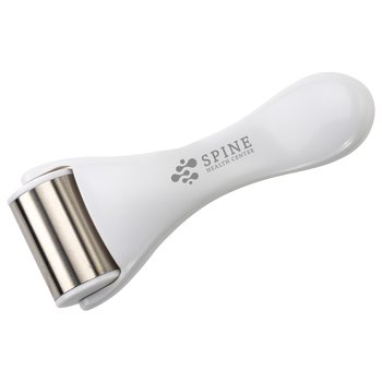Cold Therapy Stainless-Steel Facial Massage Roller - One-Color Personalization Available from Positive Promotions