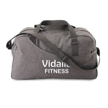 Recycled Weekender Duffel Bag - One-Color Personalization Available from Positive Promotions